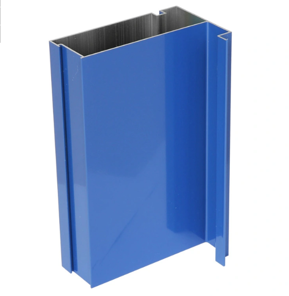 Profil de cadre industriel personnalisé d'extrusion d'aluminium de couleur PVDF