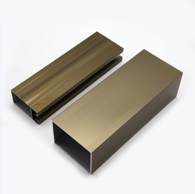 Traitement de surface de revêtement électrophorétique Profil de construction en aluminium personnalisé