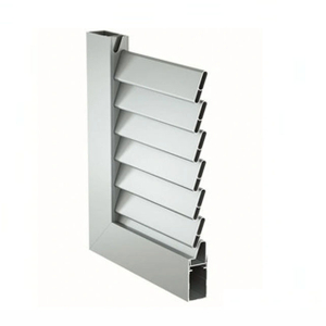 Profil d'obturateur d'assemblage intérieur réglable en aluminium extrudé par persiennes