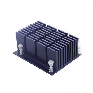 Profil d'extrusion de fraisage de commande numérique par ordinateur adapté aux besoins du client par radiateur en aluminium anodisé par marine