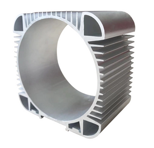 Profil en aluminium adapté aux besoins du client d'extrusion de radiateur creux de grand diamètre