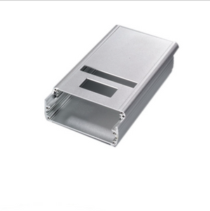 Profil en aluminium d'extrusion de boîtier de poinçonnage personnalisé anodisé par argent