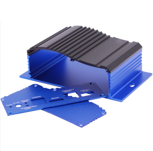 Extrusion de couvercle de boîtier d'adaptateur de profil en aluminium peint en poudre
